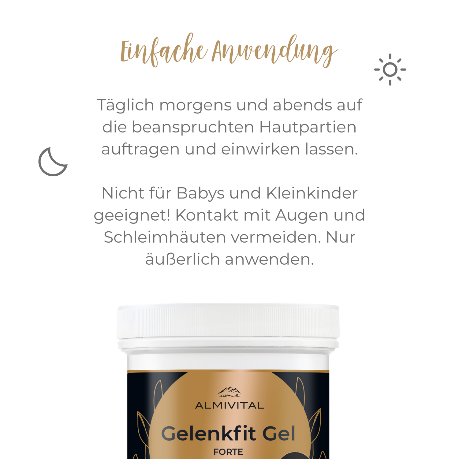 ALMIVITAL Gelenkfit Gel Forte mit Weizenkeimöl und Myrrhe 250ml