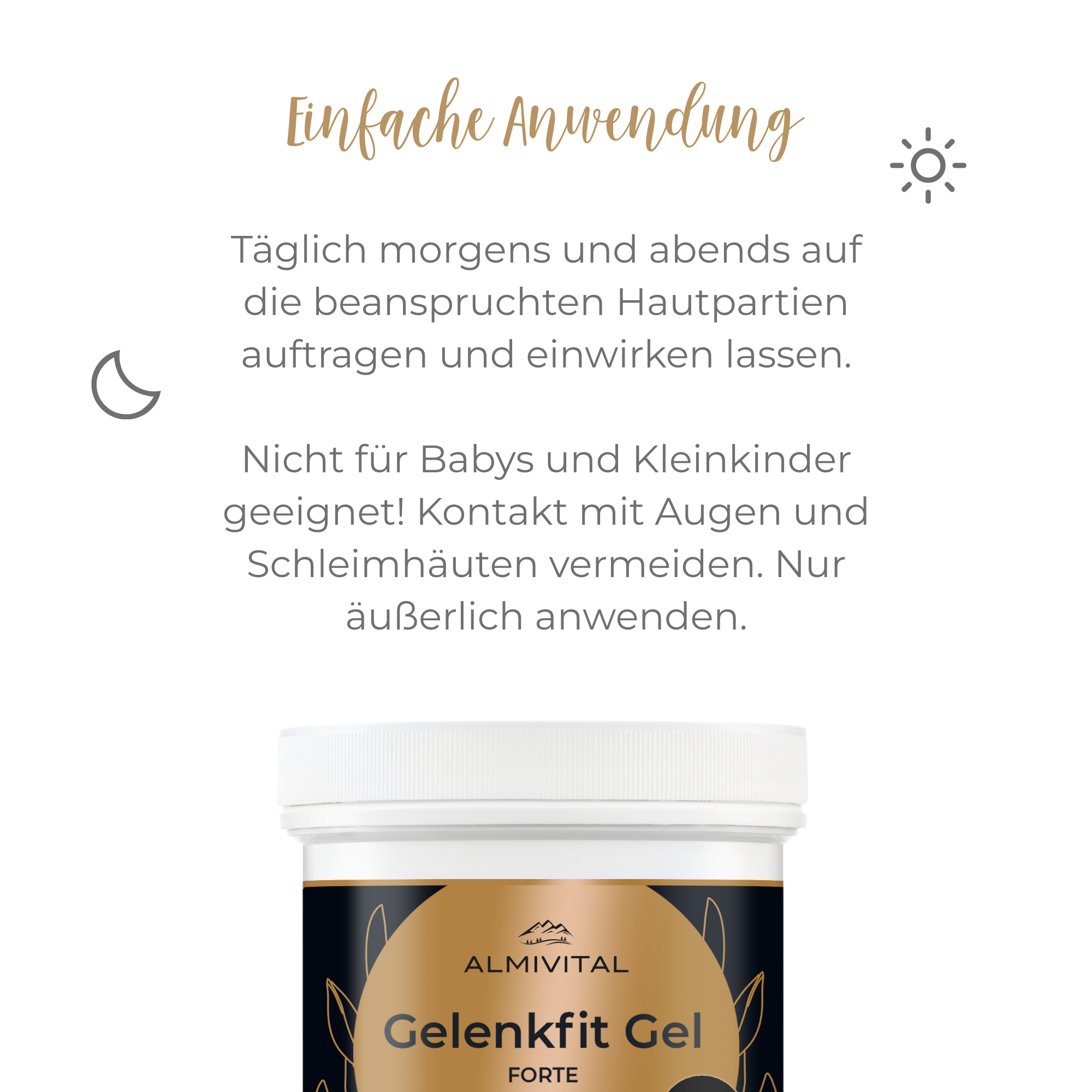 ALMIVITAL Gelenkfit Gel Forte mit Weizenkeimöl und Myrrhe 250ml