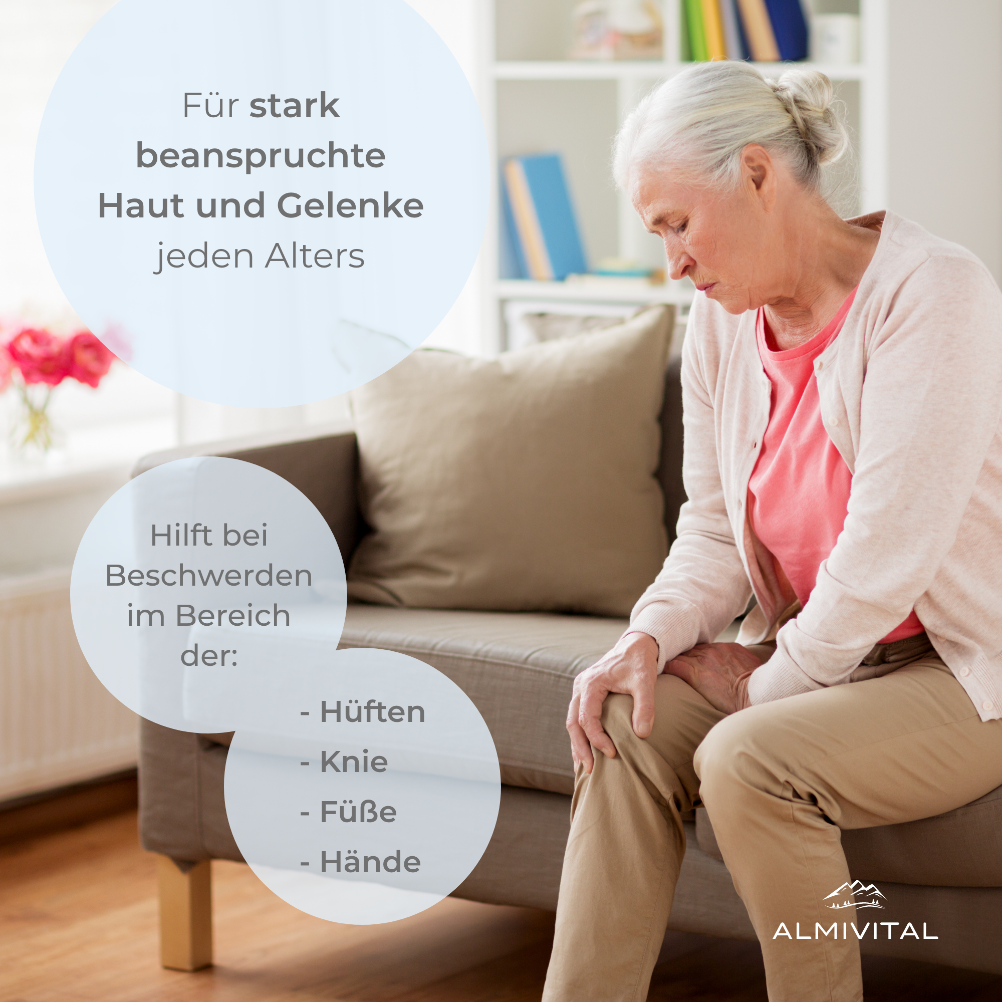 ALMIVITAL Gelenkfit Gel mit Weihrauchextrakt 250ml - Wohltuende Pflege für Gelenke mit Weihrauch