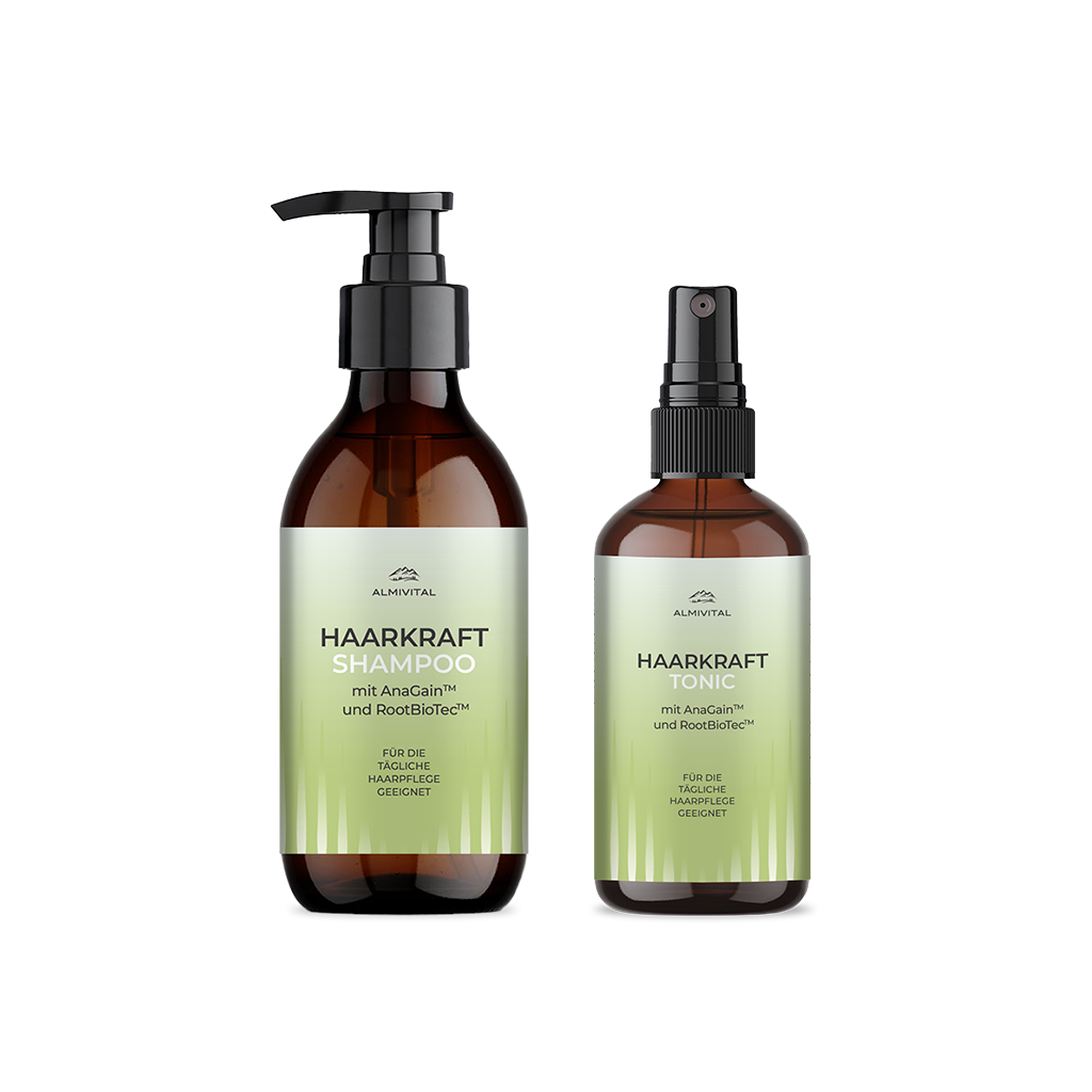 ALMIVITAL Haarkraft Set- Tonic 100ml und Shampoo 250ml