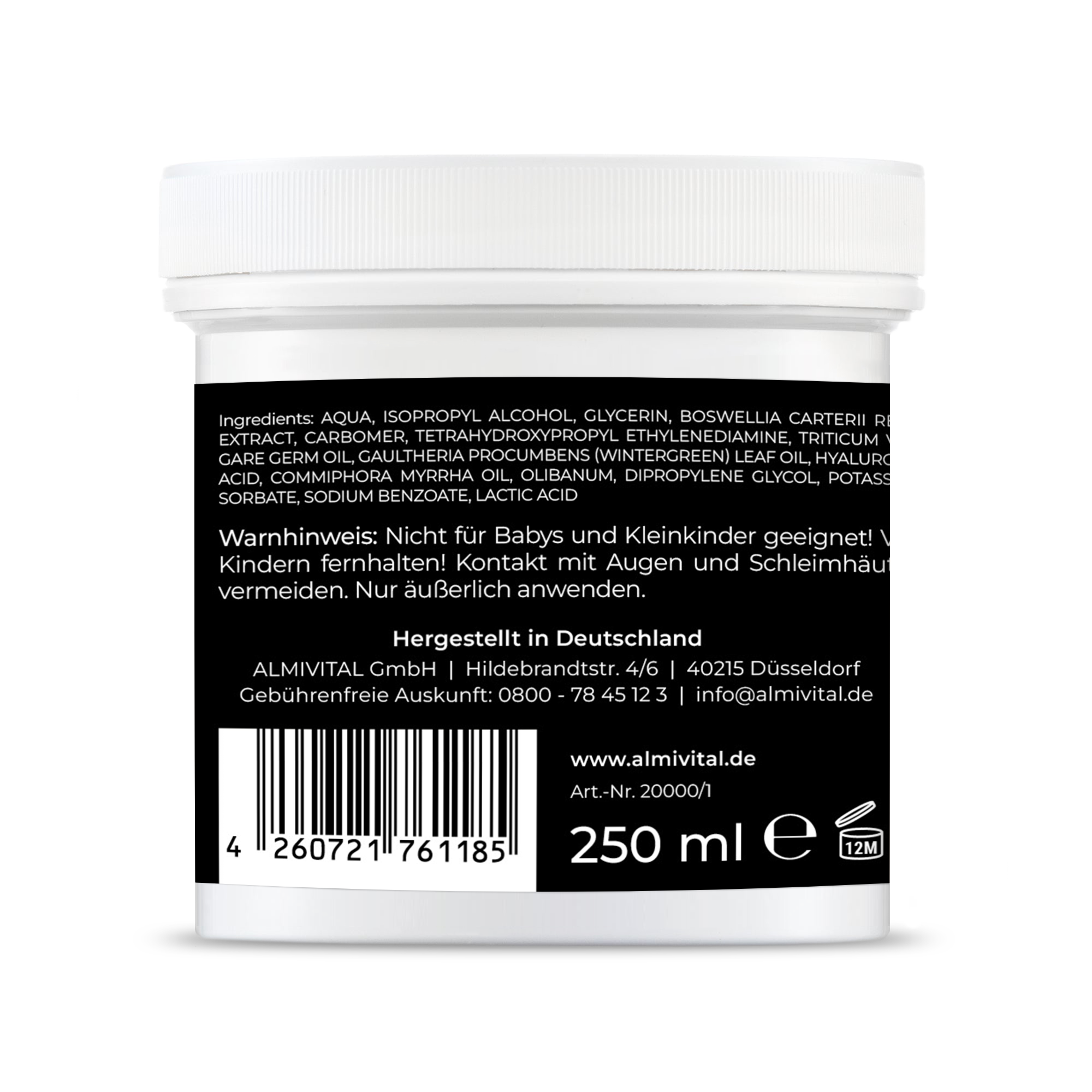 ALMIVITAL Gelenkfit Gel Forte mit Weizenkeimöl und Myrrhe 250ml
