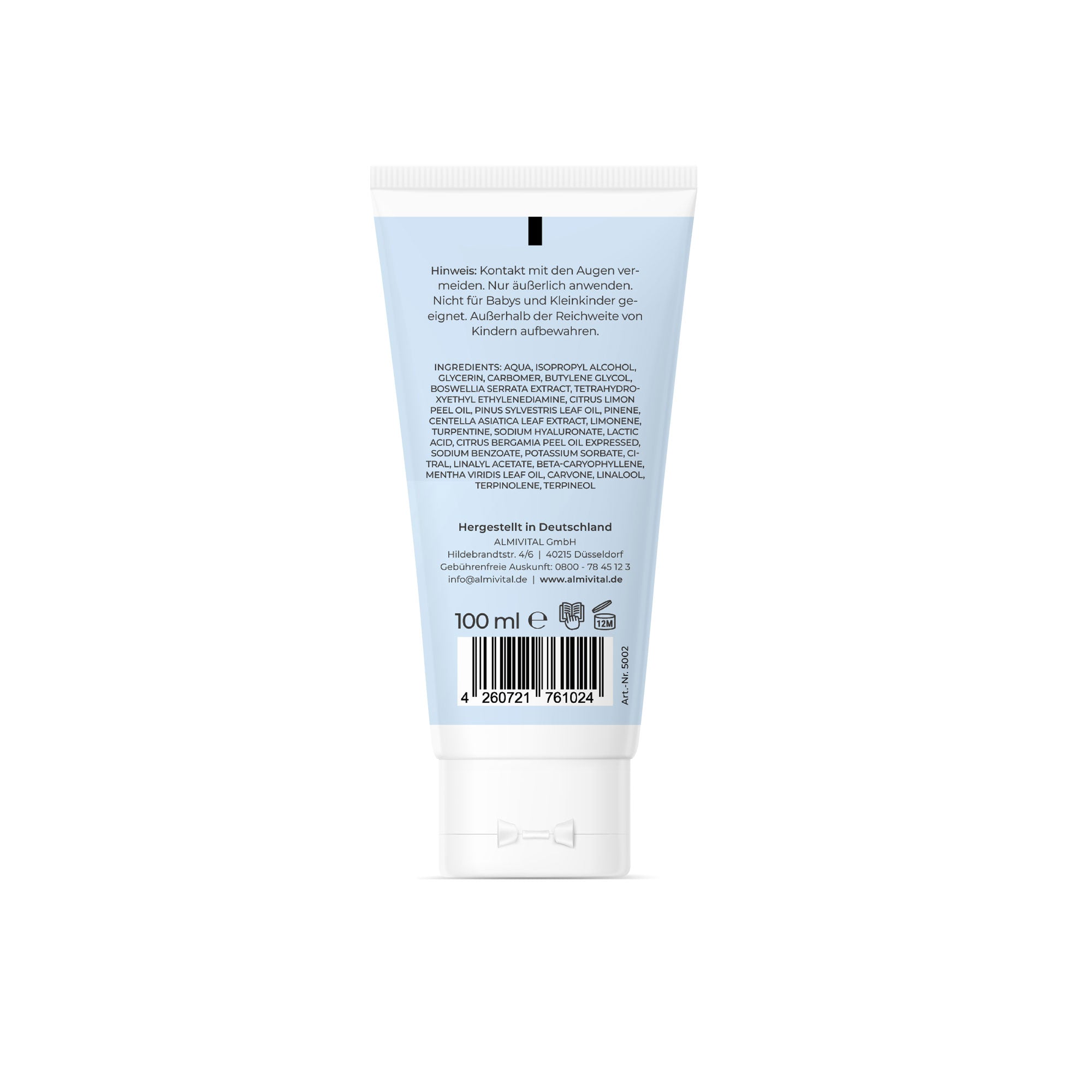 ALMIVITAL Gelenkfit Gel mit Weihrauchextrakt 100ml - Wohltuende Pflege für Gelenke mit Weihrauch