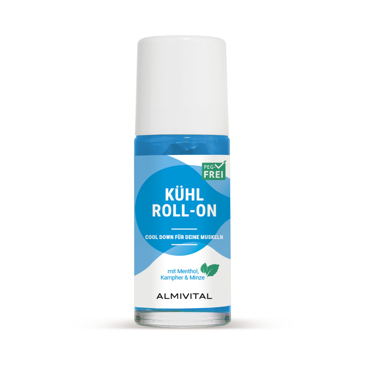 ALMIVITAL Kühl Roll-On 50 ml – mit Minze, Menthol und Kampher