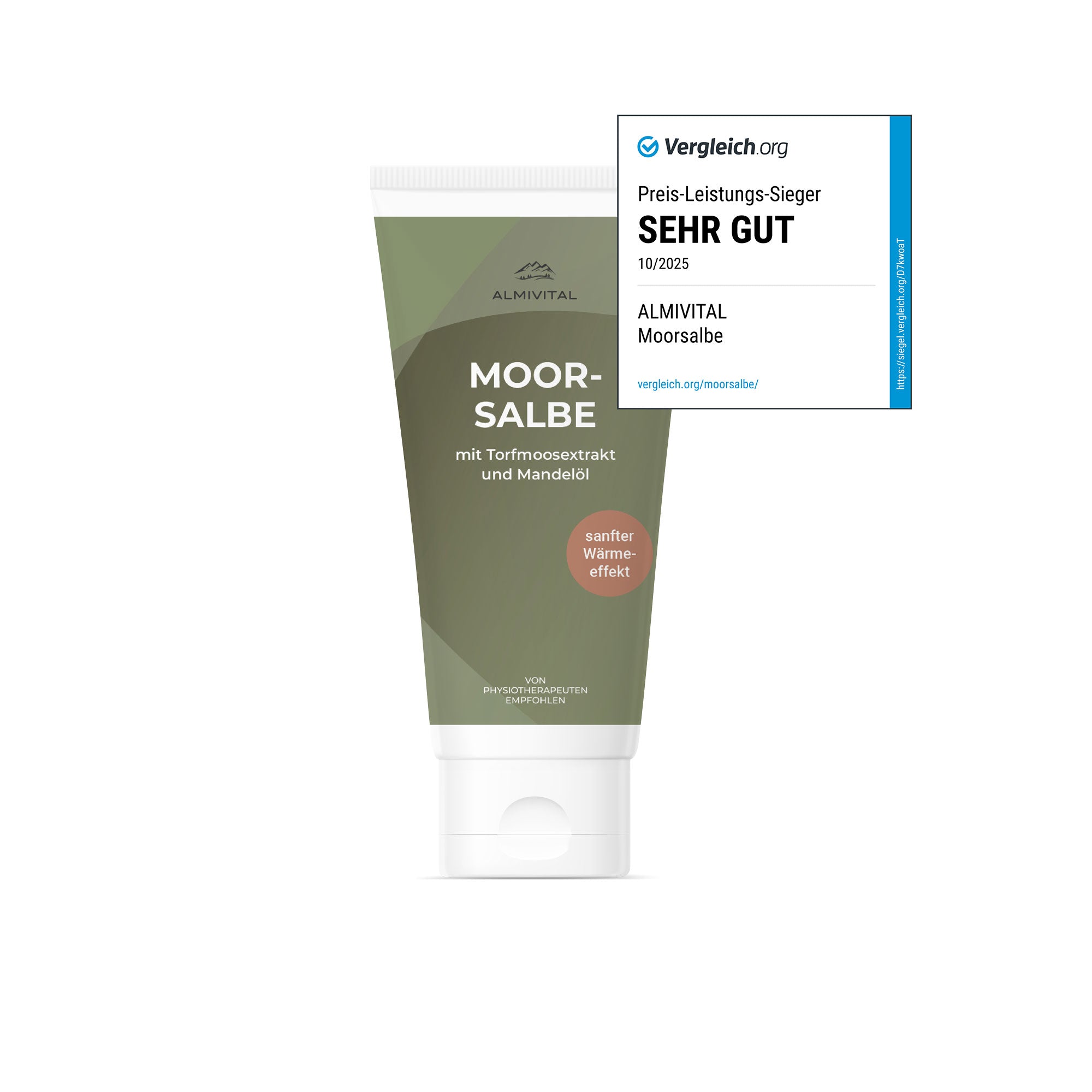 ALMIVITAL Moorsalbe 100 ml – Tiefenwirksame Pflege mit langanhaltendem Wärmeeffekt