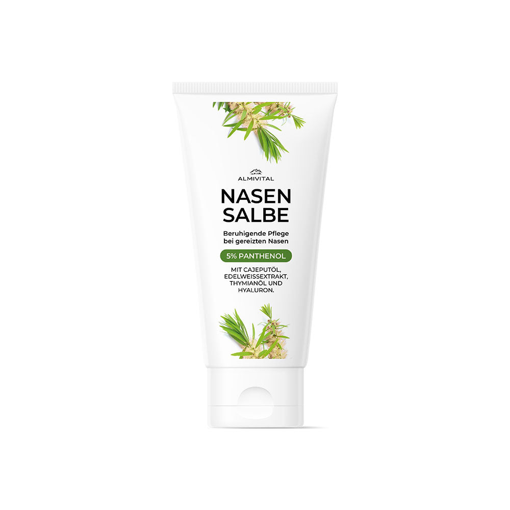 ALMIVITAL Nasensalbe mit Cajeputöl und Edelweiß Extrakt 100ml