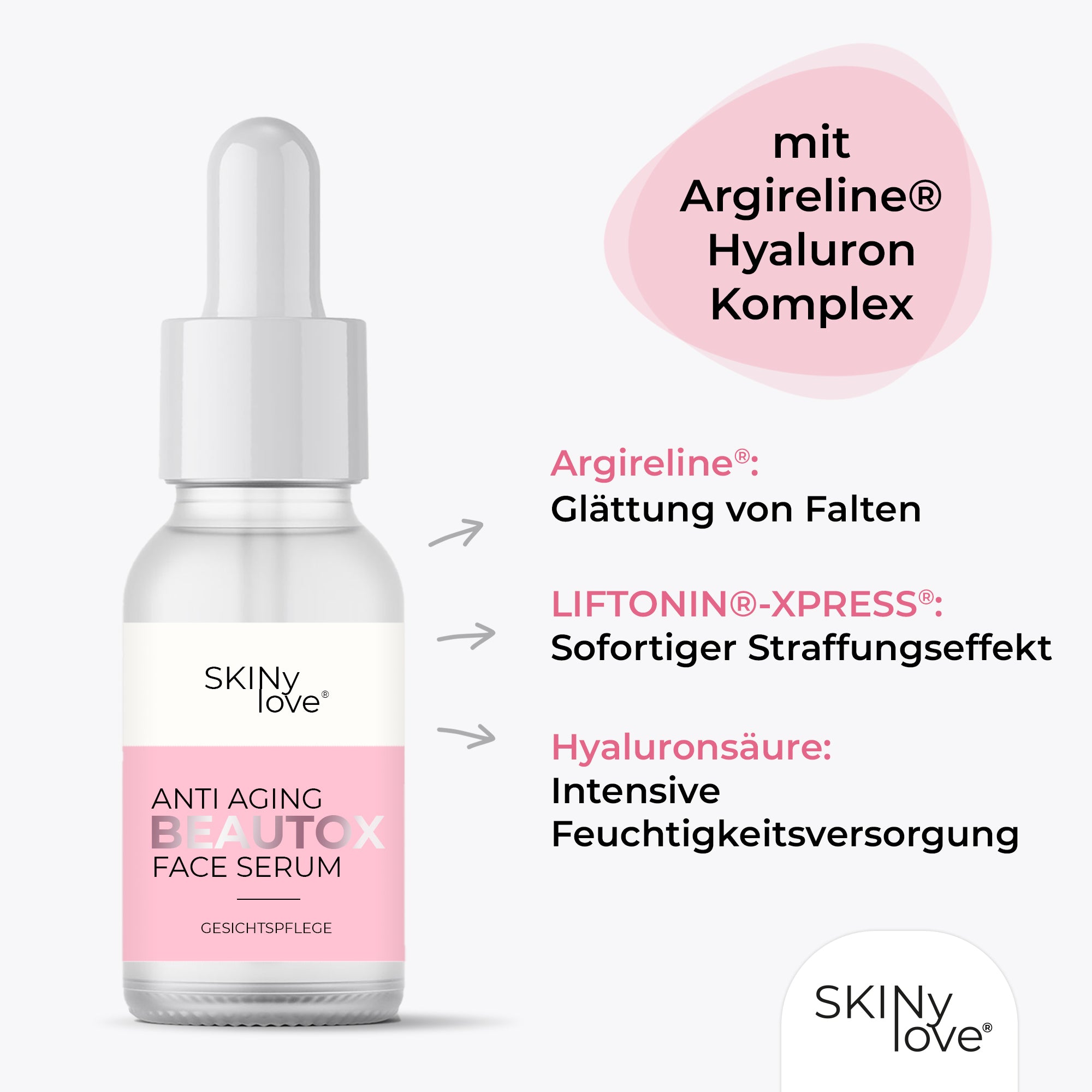 SKINylove® Beautox Serum 30ml – Anti-Aging-Power für jugendlich glatte Haut!