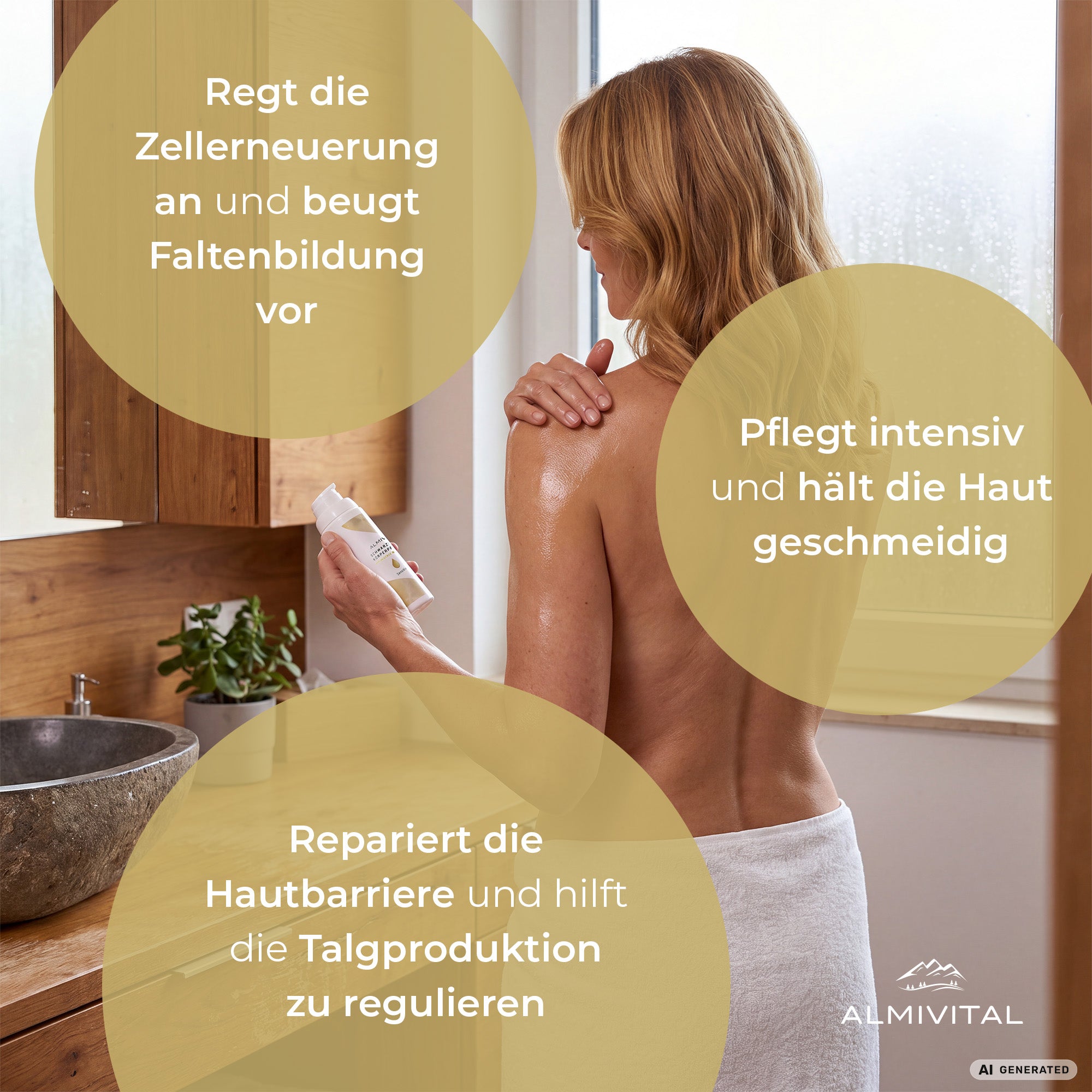 ALMIVITAL Schwarzkümmel Körperpflegeöl 200 ml – Pflegend & sofort einziehend