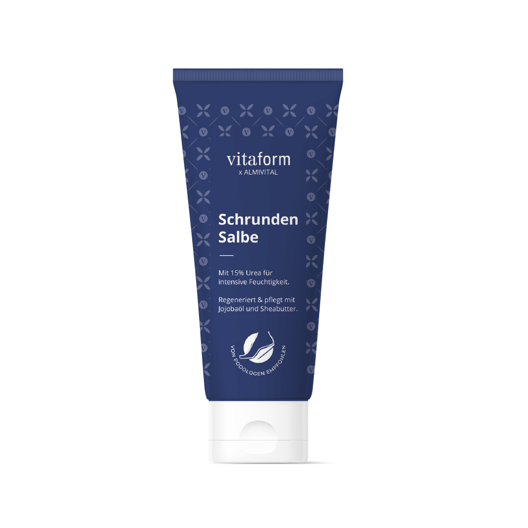 VITAFORM x ALMIVITAL Schrundensalbe 200 ml – Intensive Pflege mit 15 % Urea für trockene Haut