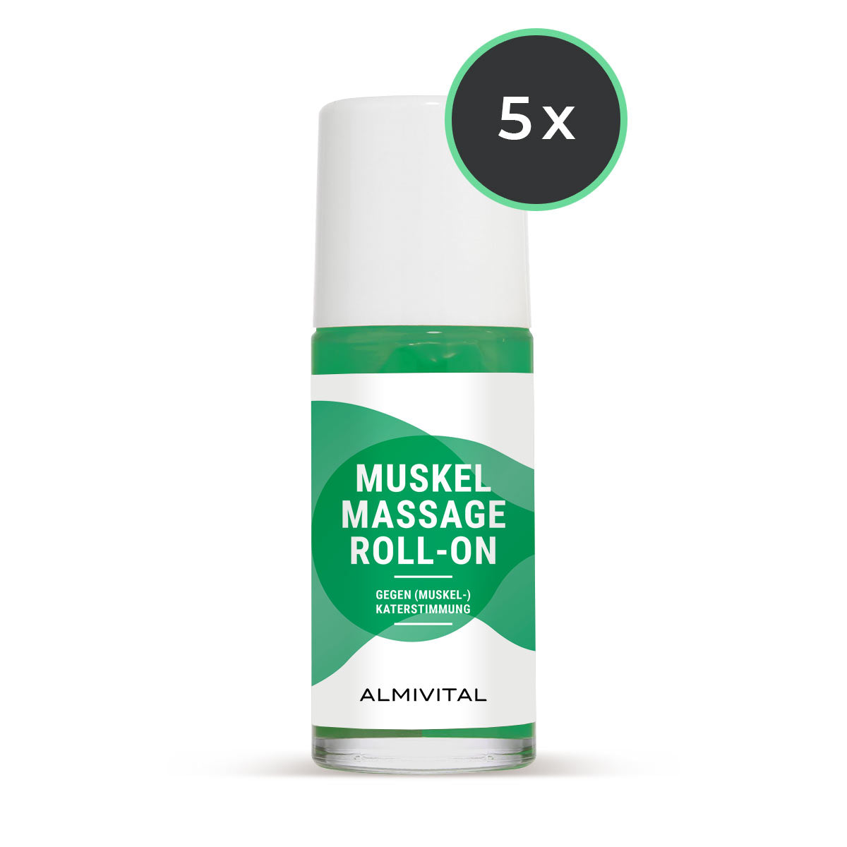 ALMIVITAL Muskel Massage Roll-On 50 ml – Entspannung mit Magnesium-Öl für müde Muskeln