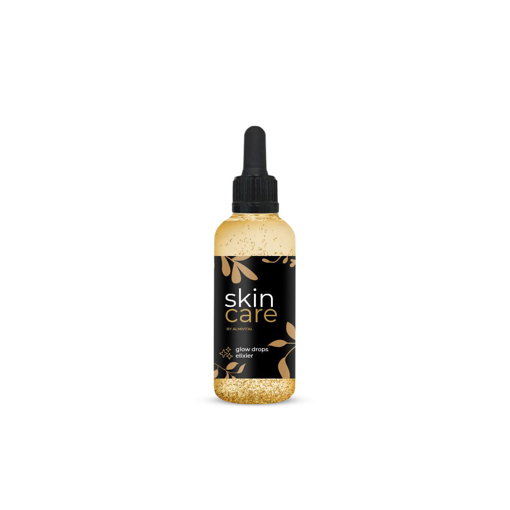 ALMIVITAL Skin Care Glow Drops Elixier 30 ml – Luxuriöse Strahlkraft für jugendliche Haut