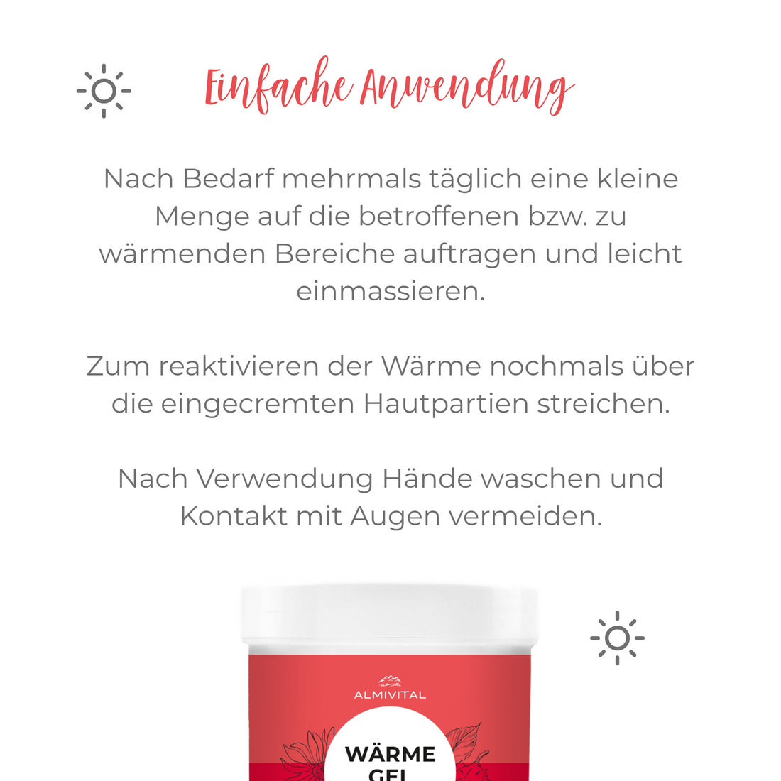 ALMIVITAL Wärmegel 500ml