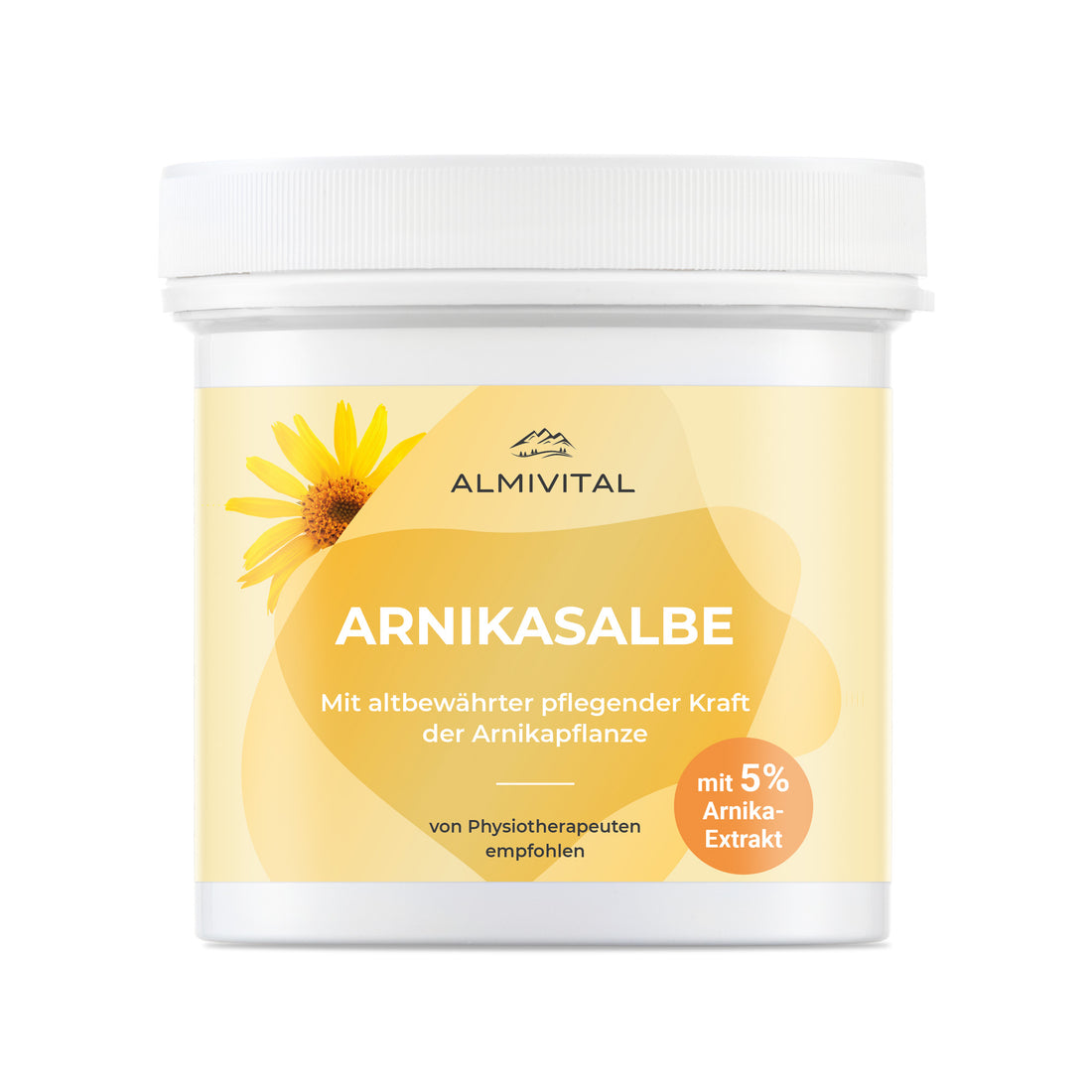 ALMIVITAL Arnika Salbe 250 ml – Natürliche Pflege bei trockener Haut und Hautirritationen