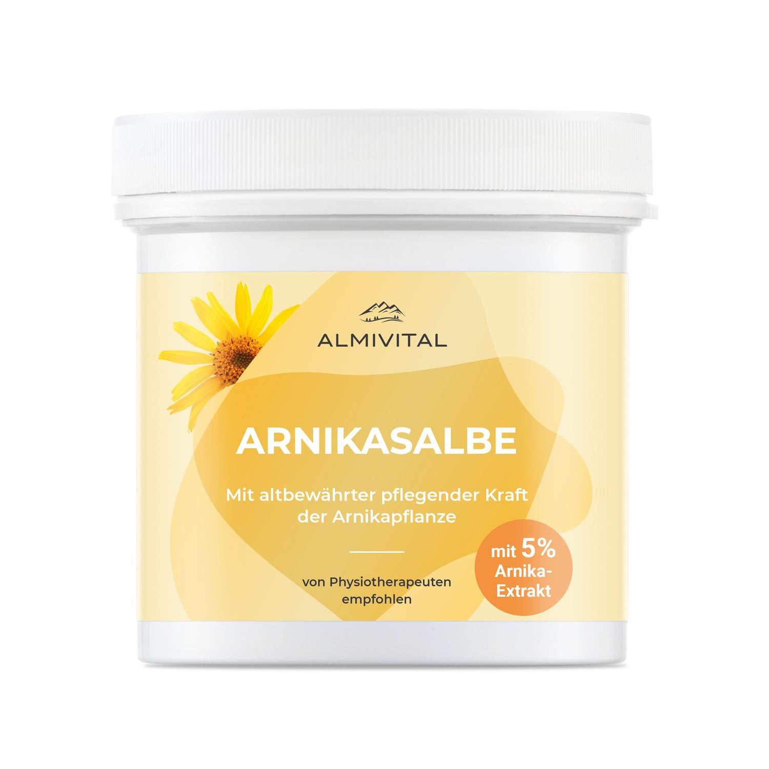 ALMIVITAL Arnika Salbe 250 ml – Natürliche Pflege bei trockener Haut und Hautirritationen