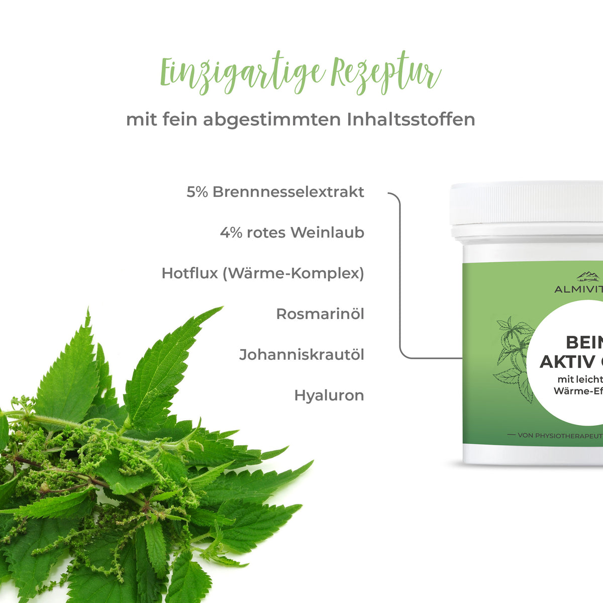 ALMIVITAL Bein Aktiv Gel mit Wärme-Effekt 250ml