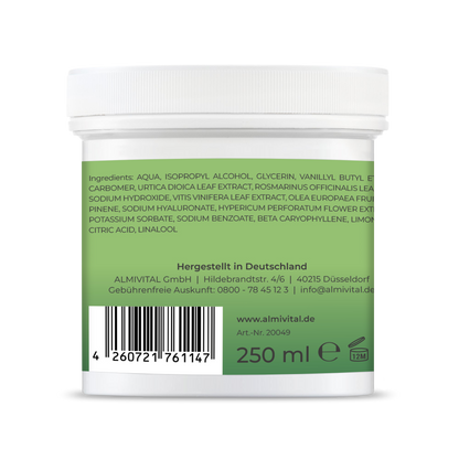 ALMIVITAL Bein Aktiv Gel mit Wärme-Effekt 250ml