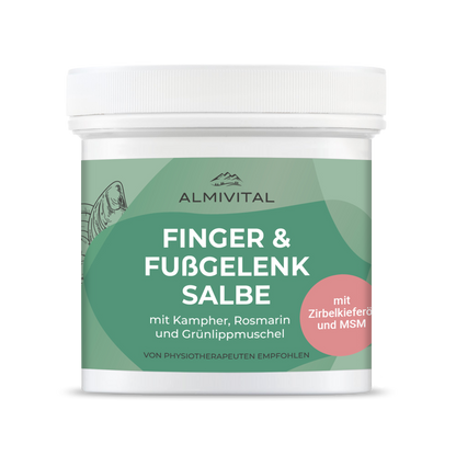 ALMIVITAL Finger &amp; Fußgelenk Salbe mit Zirbelkieferöl und MSM 250ml