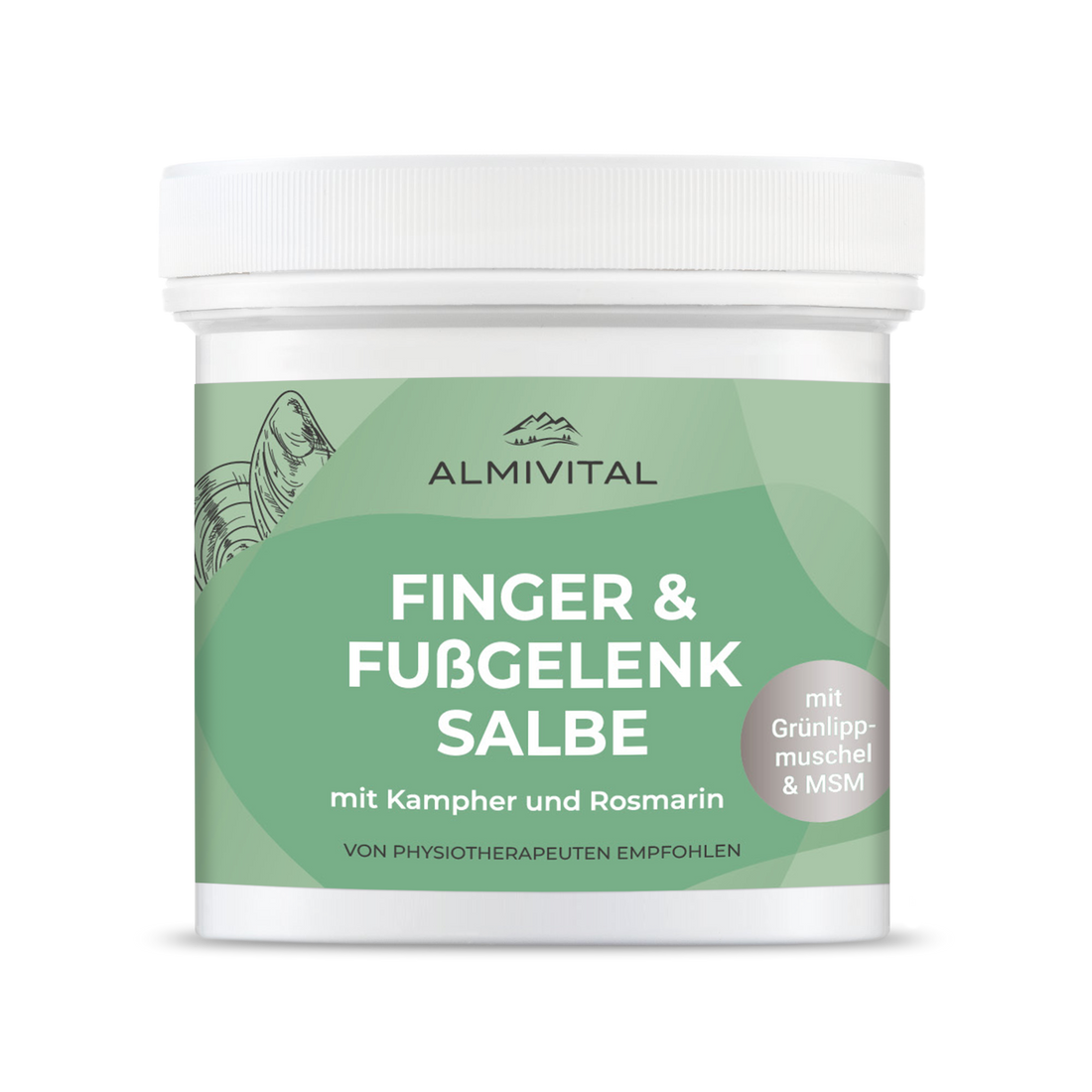 ALMIVITAL Finger- und Fußgelenk Salbe 250ml – Beruhigende Pflege und Beweglichkeit