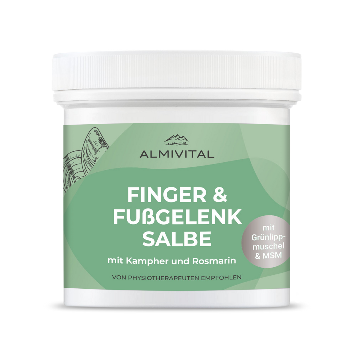 ALMIVITAL Finger- und Fußgelenk Salbe 250ml – Beruhigende Pflege und Beweglichkeit
