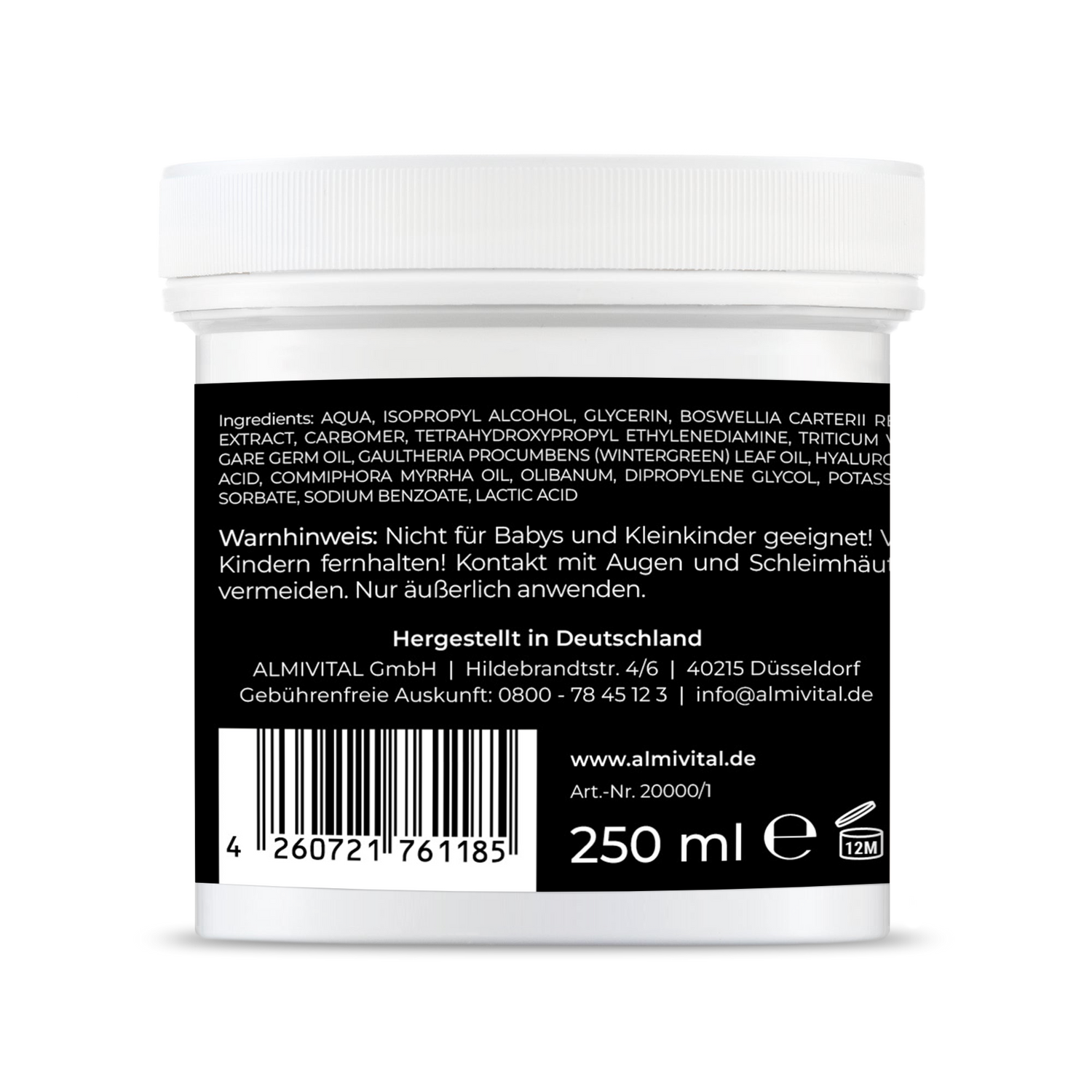 ALMIVITAL Gelenkfit Gel Forte mit Weizenkeimöl und Myrrhe 250ml