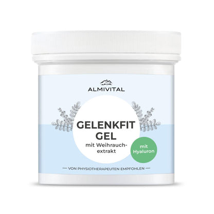 ALMIVITAL Gelenkfit Gel 250 ml – Wohltuende Pflege für Gelenke mit Weihrauch &amp; Hyaluron