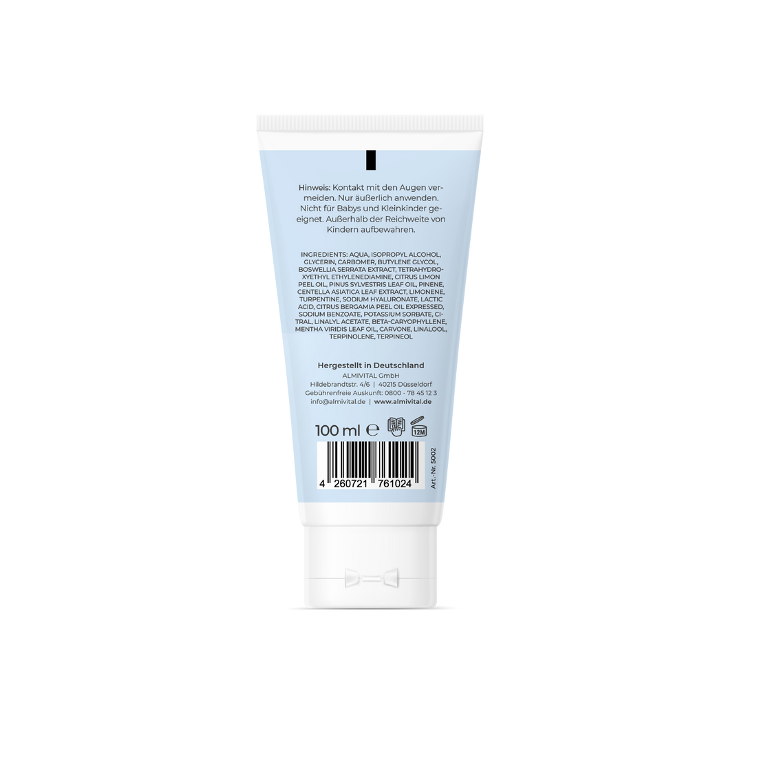 ALMIVITAL Gelenkfit Gel mit Weihrauchextrakt 100ml - Wohltuende Pflege für Gelenke mit Weihrauch