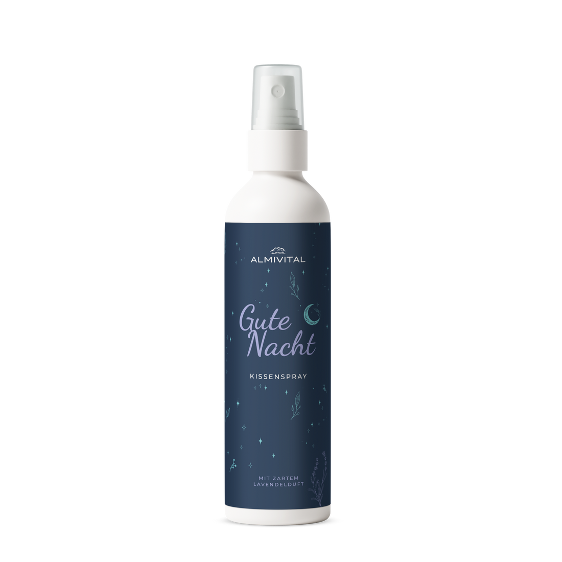 ALMIVITAL Gute Nacht Kopfkissenspray 240 ml – Entspannender Lavendelduft für erholsamen Schlaf
