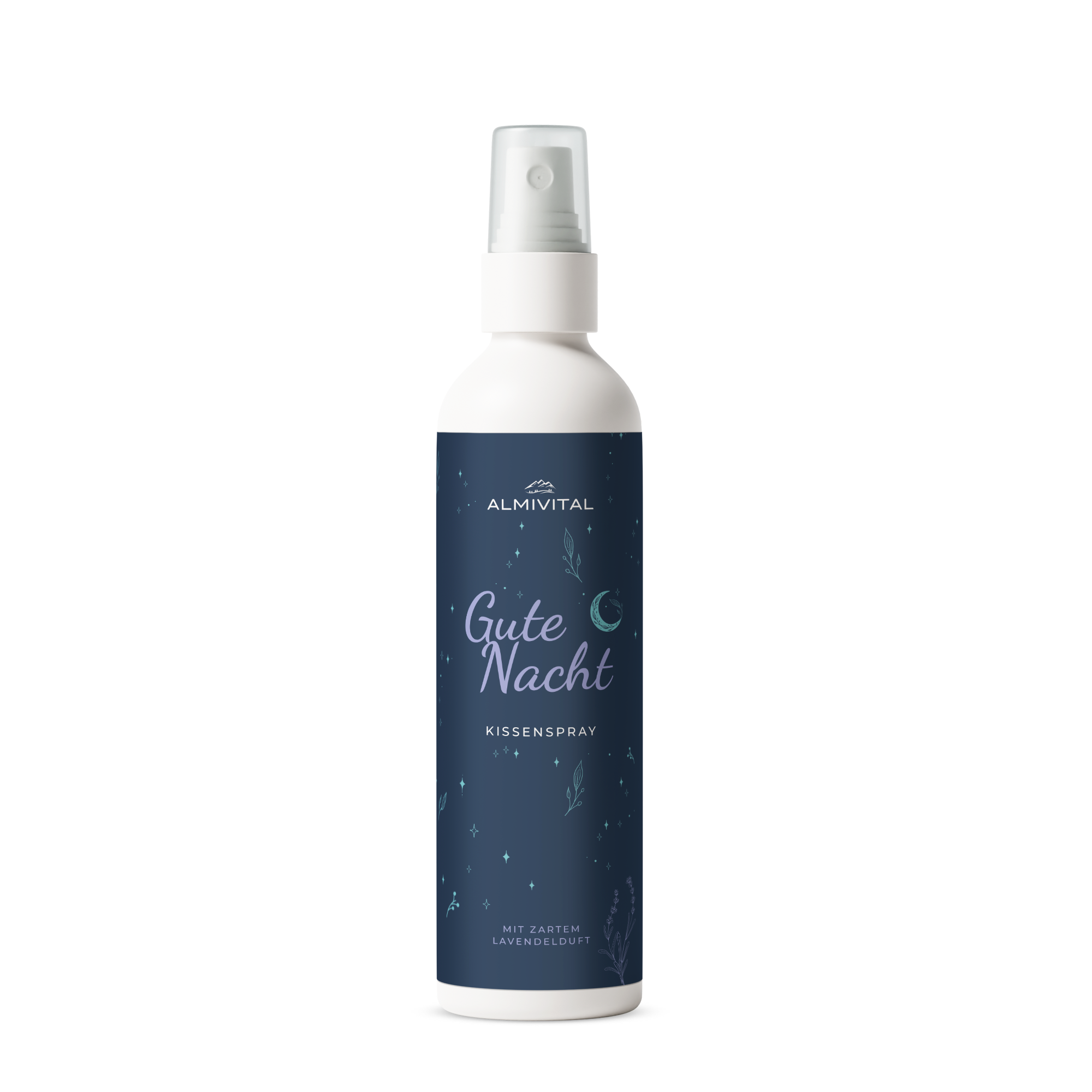ALMIVITAL Gute Nacht Kopfkissenspray 240 ml – Entspannender Lavendelduft für erholsamen Schlaf