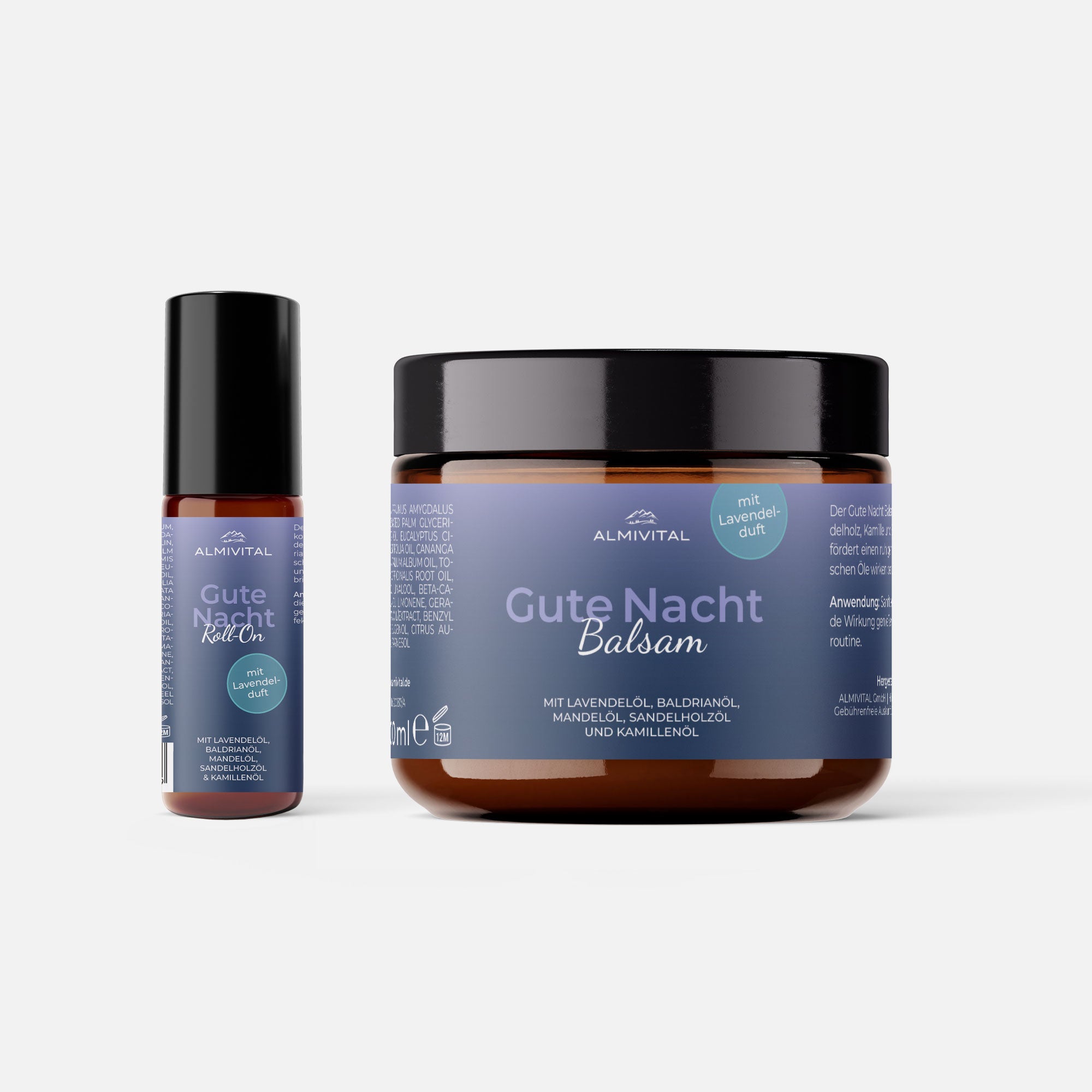 ALMIVITAL Gute Nacht Set - Balsam 100ml &amp; Roll On 10ml