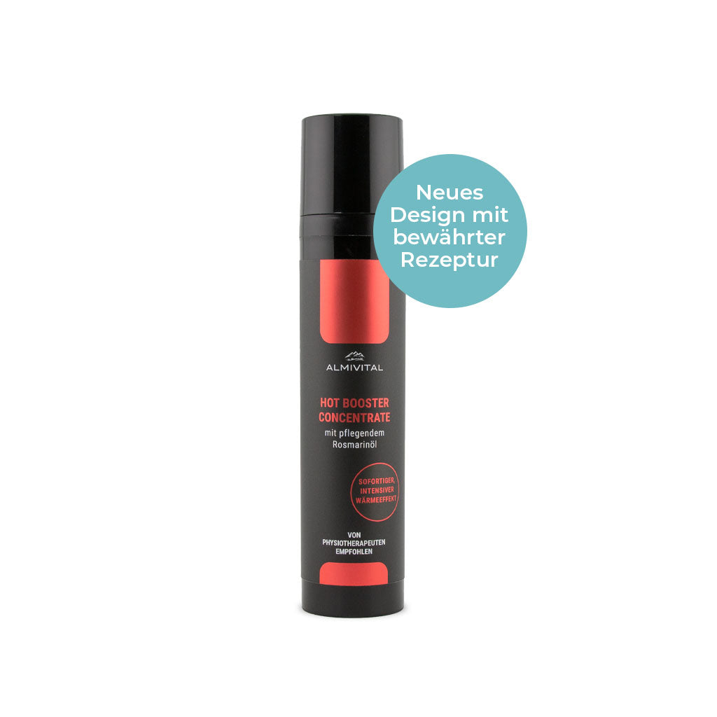 ALMIVITAL Hot Booster Concentrate 100 ml – Intensiver Wärmeeffekt zur Muskelentspannung