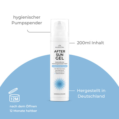 ALMIVITAL After Sun Gel – Sanfte Soforthilfe für sonnengestresste Haut 200ml