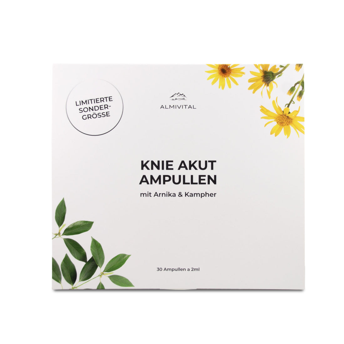 ALMIVITAL Knie Akut Ampullen 30x 2ml – Tiefenwirksame Pflege für beanspruchte Knie