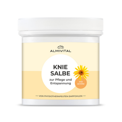 ALMIVITAL Kniesalbe 250 ml – Beruhigende Pflege und Erleichterung für beanspruchte Knie