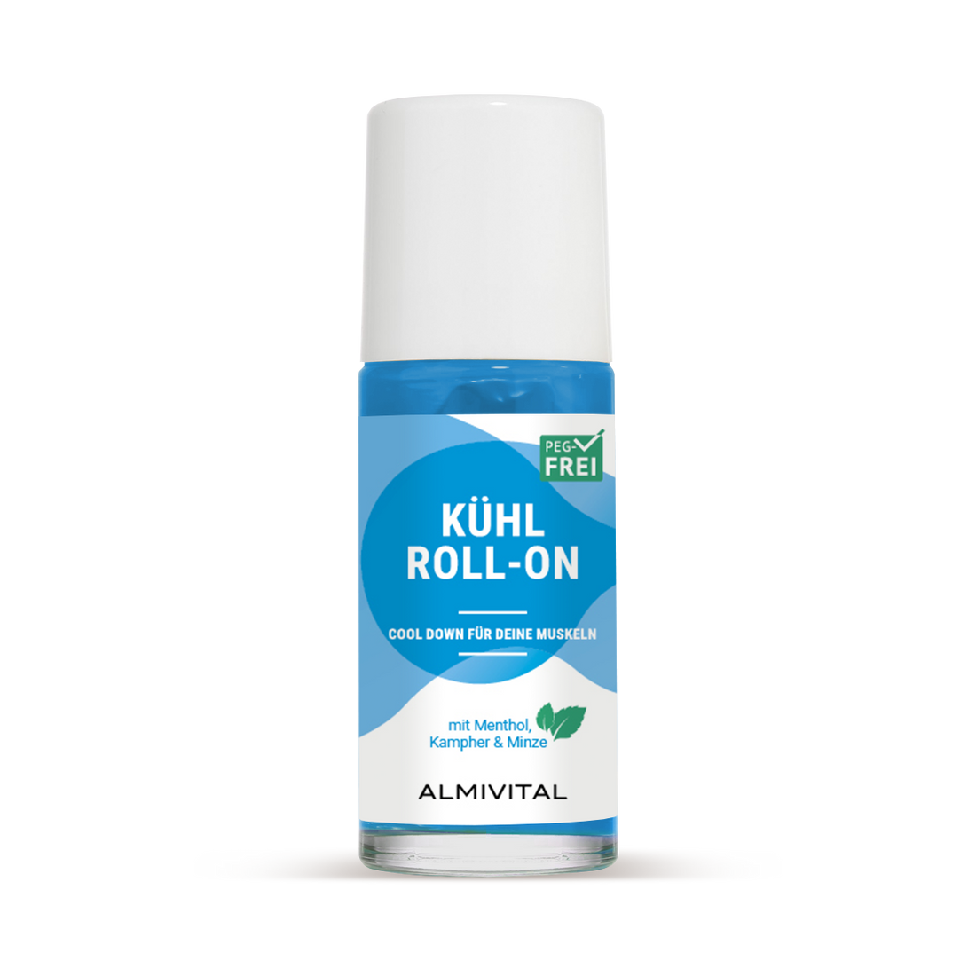 ALMIVITAL Kühl Roll-On 50 ml – mit Minze, Menthol und Kampher