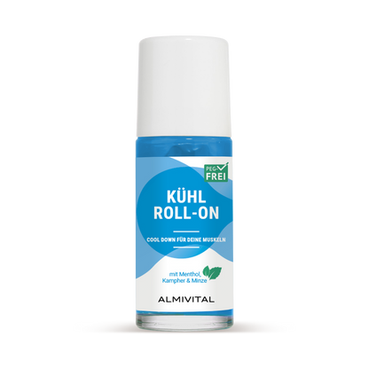 ALMIVITAL Kühl Roll-On 50 ml – mit Minze, Menthol und Kampher