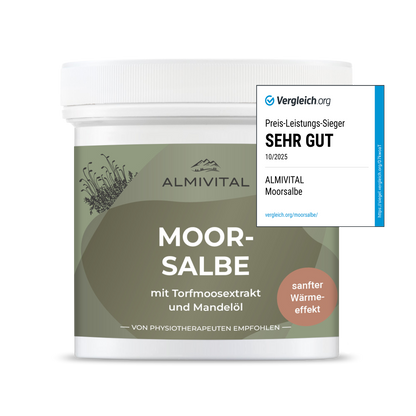 ALMIVITAL Moorsalbe 250 ml – Tiefenwirksame Pflege mit langanhaltendem Wärmeeffekt