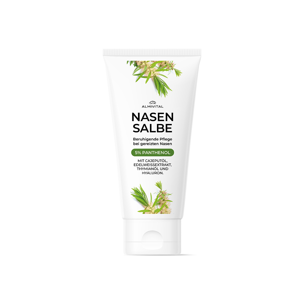 ALMIVITAL Nasensalbe mit Cajeputöl und Edelweiß Extrakt 100ml