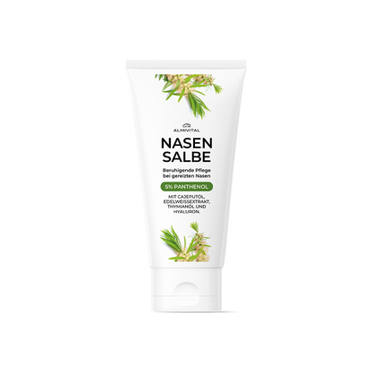 ALMIVITAL Nasensalbe mit Cajeputöl und Edelweiß Extrakt 100ml