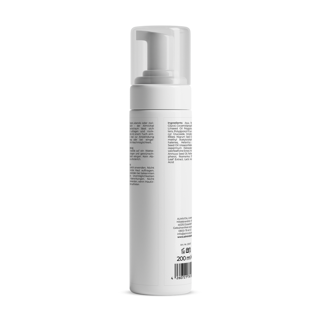 ALMIVITAL Sanftwaschschaum (ohne Abspülen) 200ml