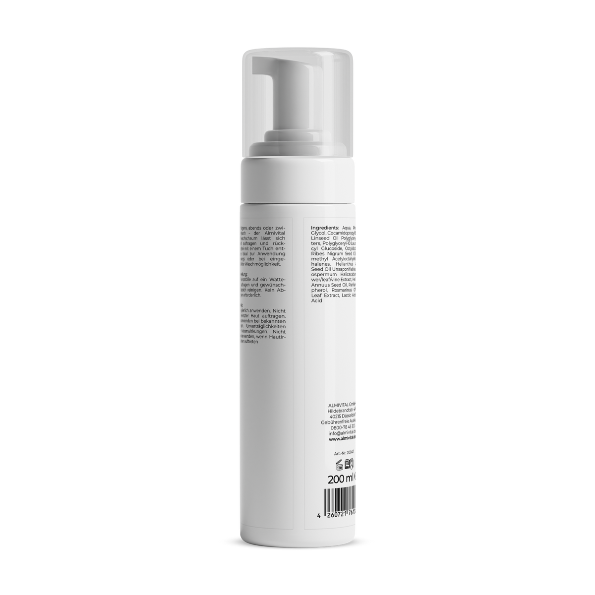 ALMIVITAL Sanftwaschschaum (ohne Abspülen) 200ml