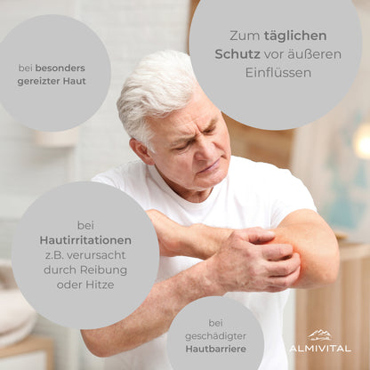 ALMIVITAL Zinksalbe 200 ml – Intensiver Schutz und Pflege für gereizte Haut