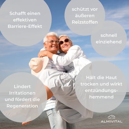 ALMIVITAL Zinksalbe 200 ml – Intensiver Schutz und Pflege für gereizte Haut