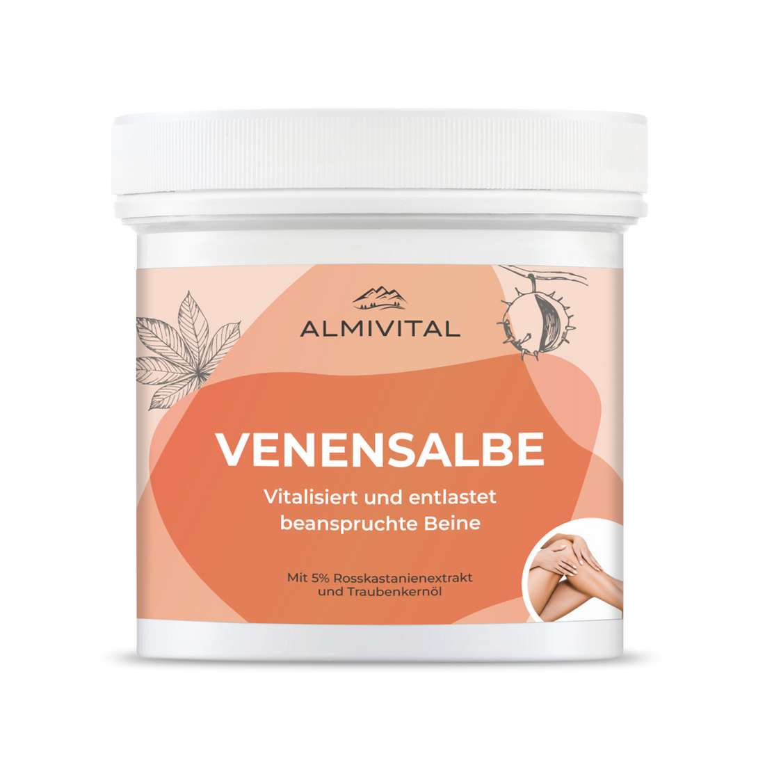 ALMIVITAL Venensalbe 250 ml – Leichte und entspannte Beine den ganzen Tag