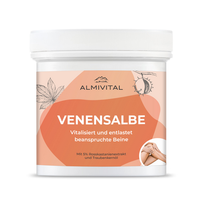 ALMIVITAL Venensalbe 250 ml – Leichte und entspannte Beine den ganzen Tag