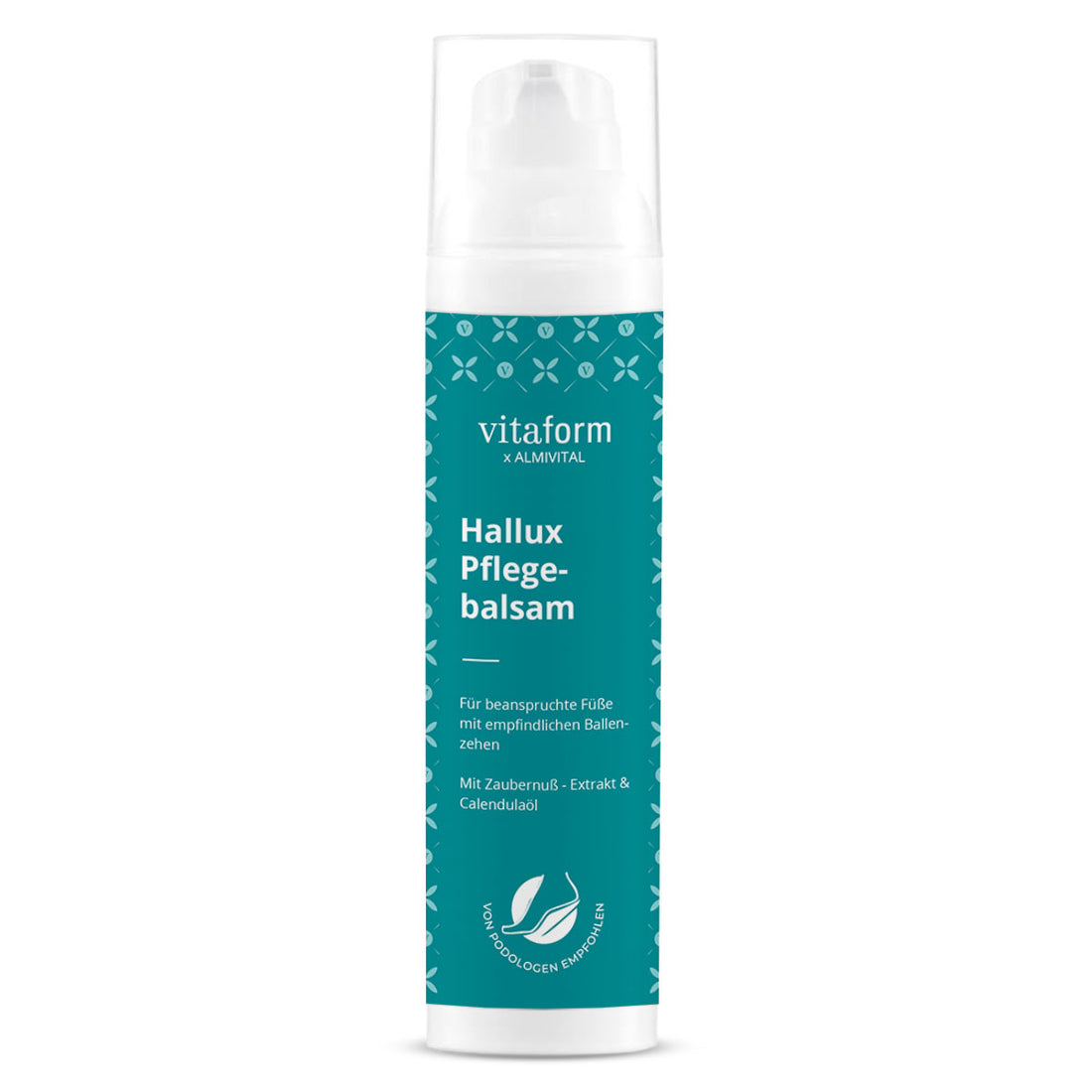 VITAFORM x ALMIVITAL Hallux Pflegebalsam 200 ml – Wohltuende Pflege bei Ballenzehen &amp; empfindlichen Füßen