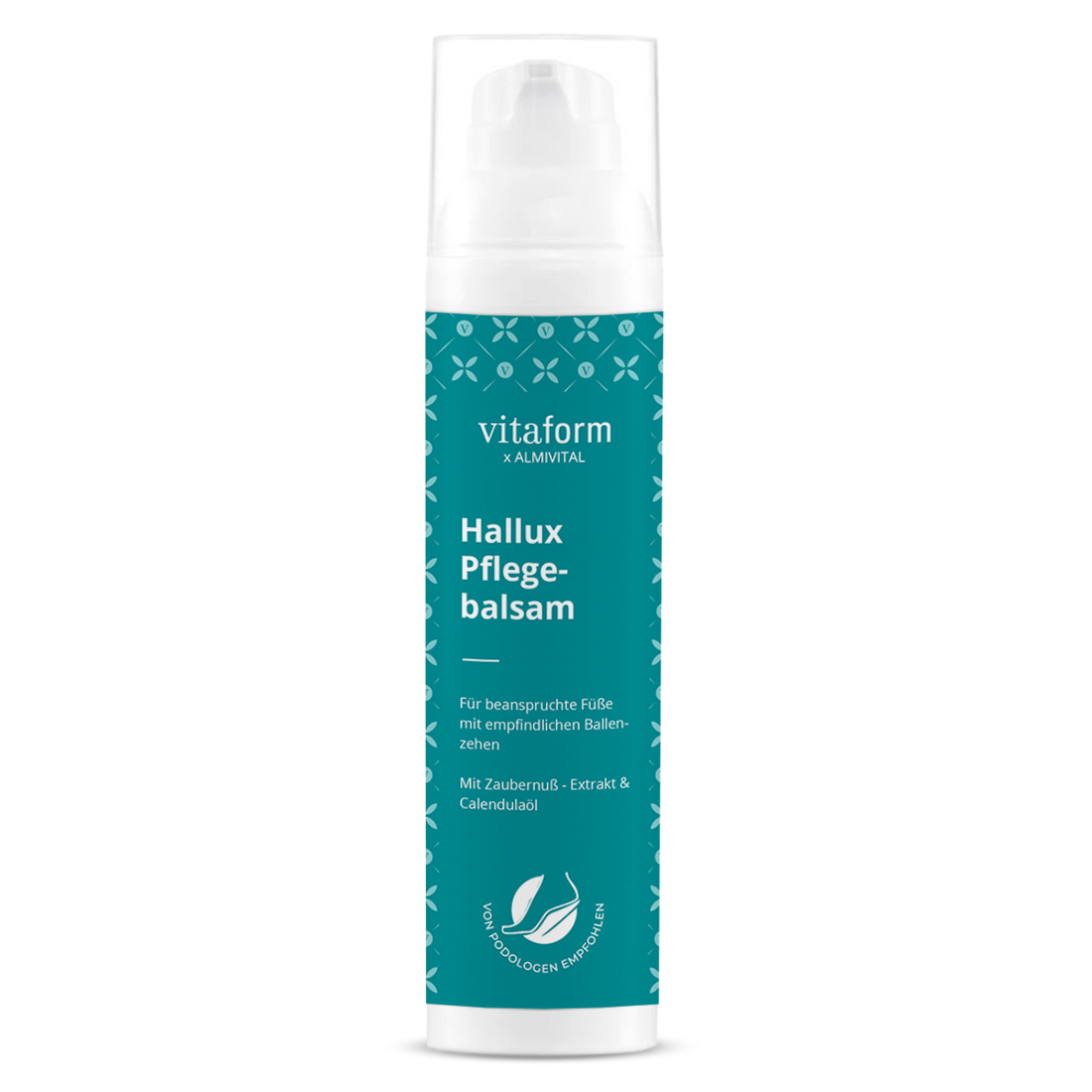 VITAFORM x ALMIVITAL Hallux Pflegebalsam 200 ml – Wohltuende Pflege bei Ballenzehen &amp; empfindlichen Füßen