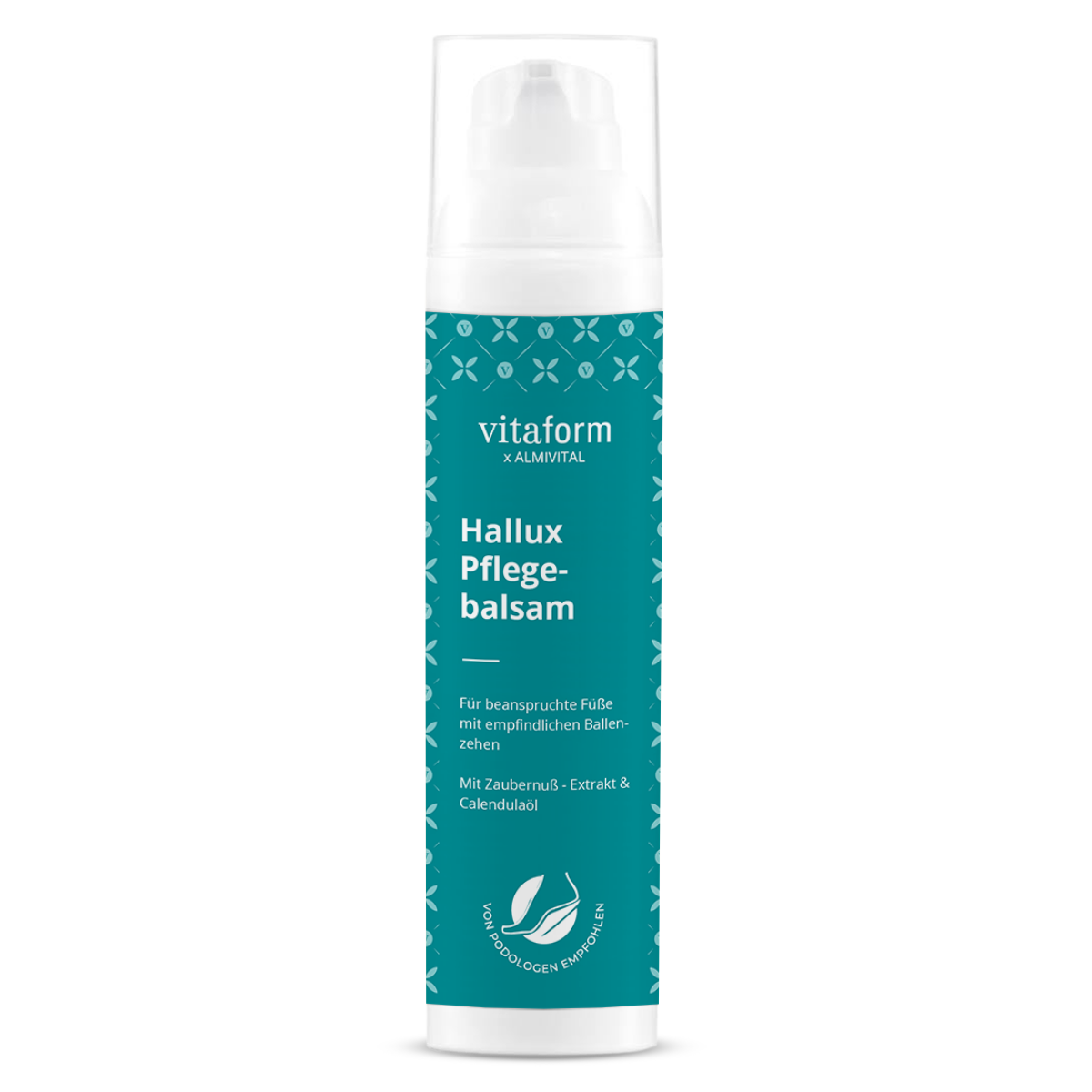 VITAFORM x ALMIVITAL Hallux Pflegebalsam 200 ml – Wohltuende Pflege bei Ballenzehen &amp; empfindlichen Füßen