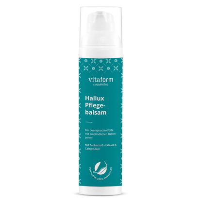 VITAFORM x ALMIVITAL Hallux Pflegebalsam 200 ml – Wohltuende Pflege bei Ballenzehen &amp; empfindlichen Füßen