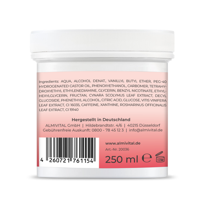 ALMIVITAL Wärme Aktiv-Gel mit SLIMEXIR® – mit Tiefenwirkung &amp; wohltuender Wärme 250ml
