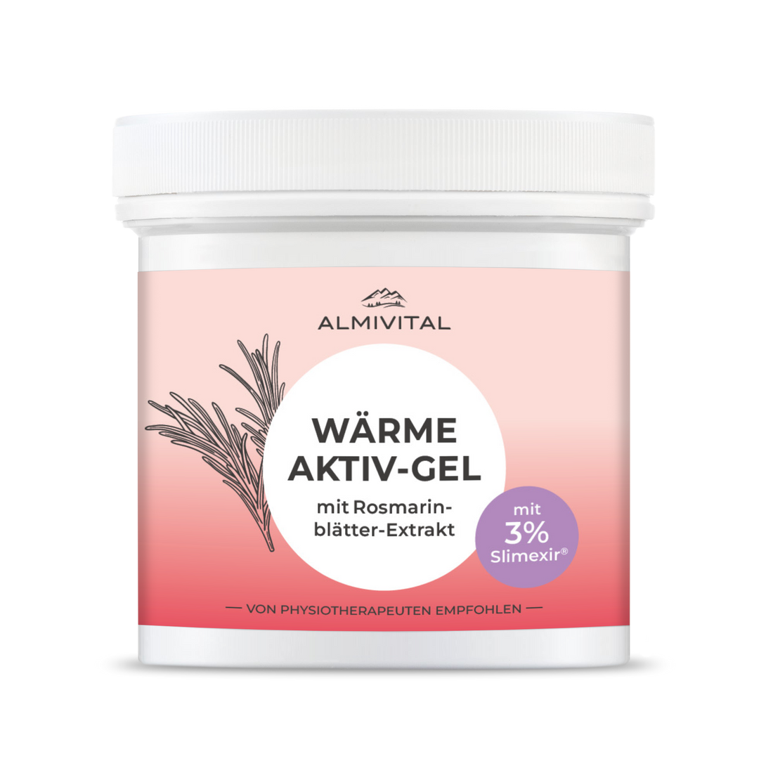ALMIVITAL Wärme Aktiv-Gel mit SLIMEXIR® – mit Tiefenwirkung &amp; wohltuender Wärme 250ml