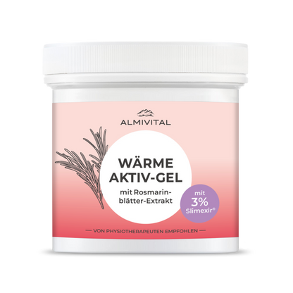 ALMIVITAL Wärme Aktiv-Gel mit SLIMEXIR® – mit Tiefenwirkung &amp; wohltuender Wärme 250ml